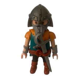 PLAYMOBIL Dwarf Warrior Toy Figure Fantasy Medieval Fighter Collectible